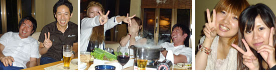 しらしげ歯科医院 スタッフ歓送迎会 in 2012