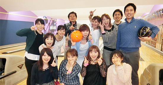 ２０１４年度 ３月の歓送迎会。ボーリング大会です！