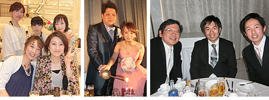 幸せいっぱい！ 歯科衛生士“ゆー”の結婚式。キャンドルサービス