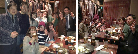 しらしげ歯科忘年会！ 最初は居酒屋で乾杯！